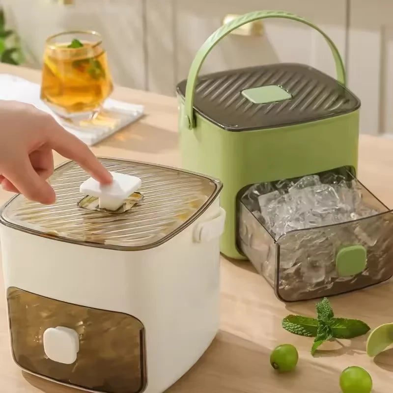 Compact One-Touch Ice Tray