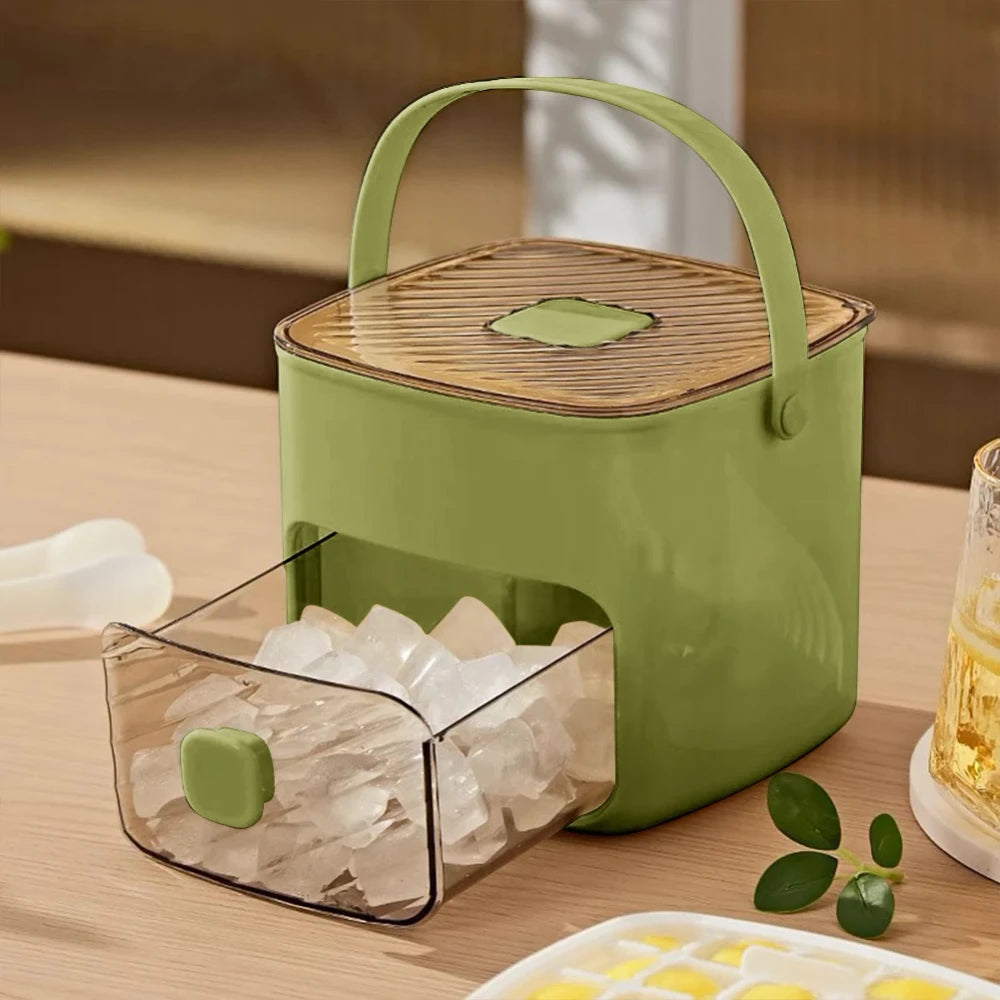 Compact One-Touch Ice Tray